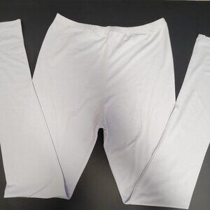 White Stretchy Leggings Pants Size Small or Medium
